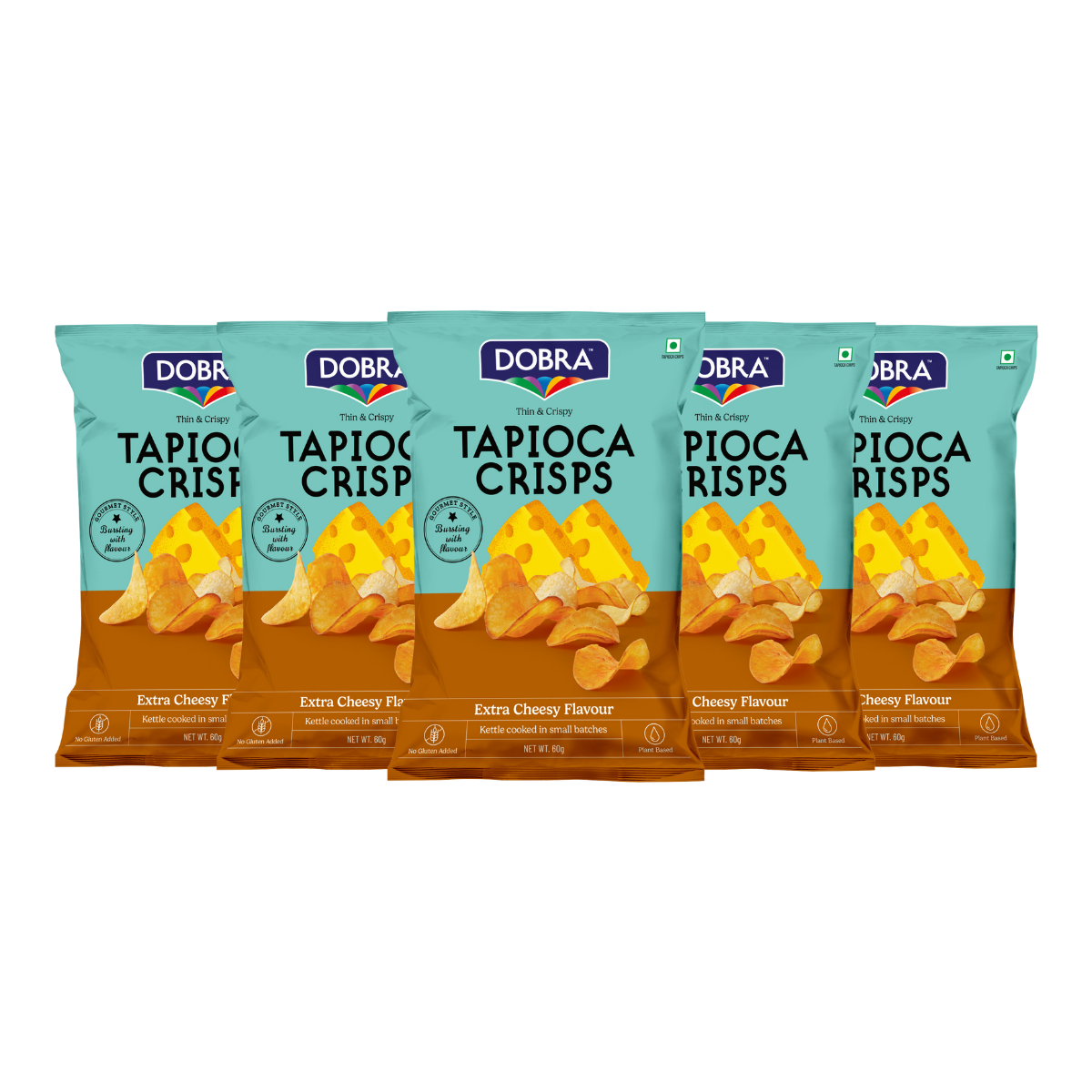 Tapioca Crisps - Single Flavour Pack of 5