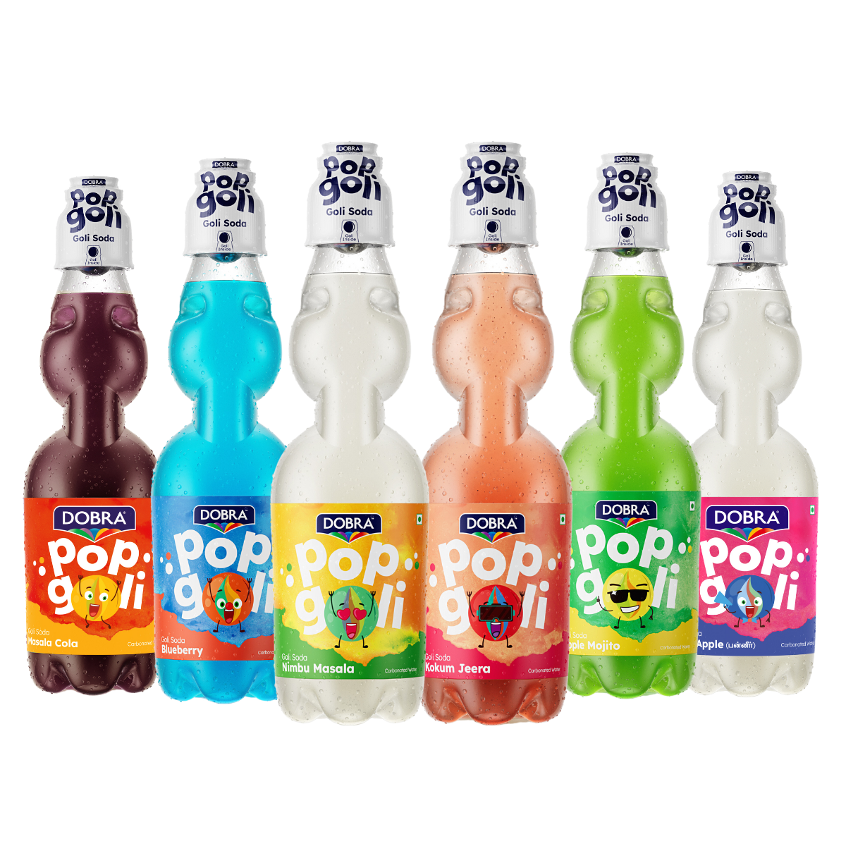 Pop Goli - Bold Mix (Pack of 6)