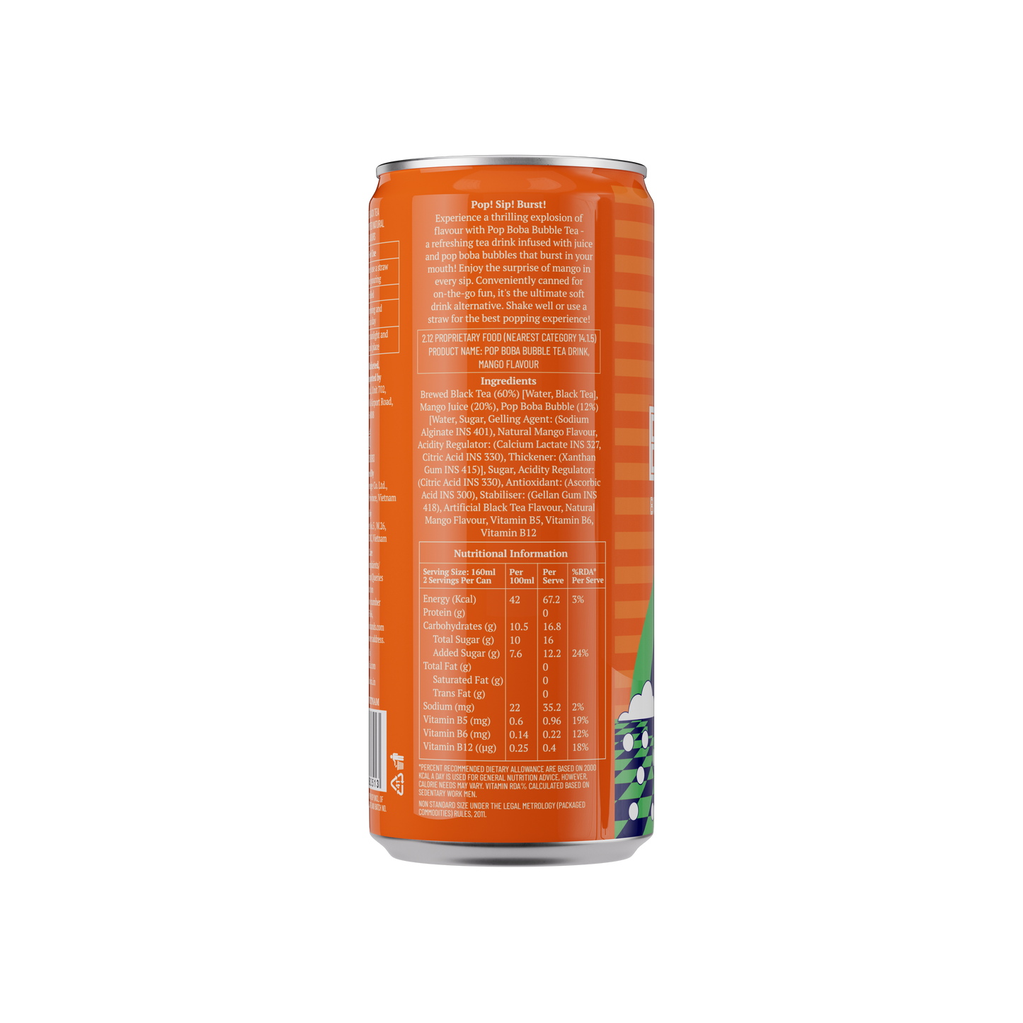 Pop Boba - Mango