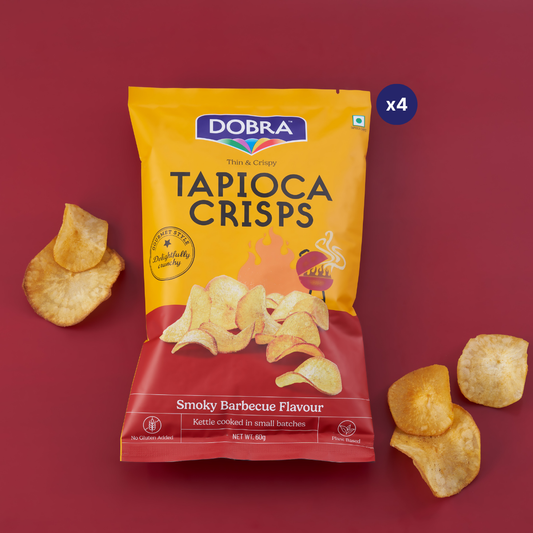 Tapioca Crisps - Choose your Flavour - Pack of 4