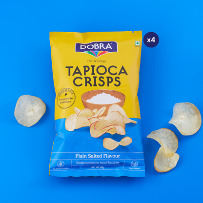 Tapioca Crisps - Choose your Flavour - Pack of 4