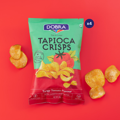 Tapioca Crisps - Choose your Flavour - Pack of 4