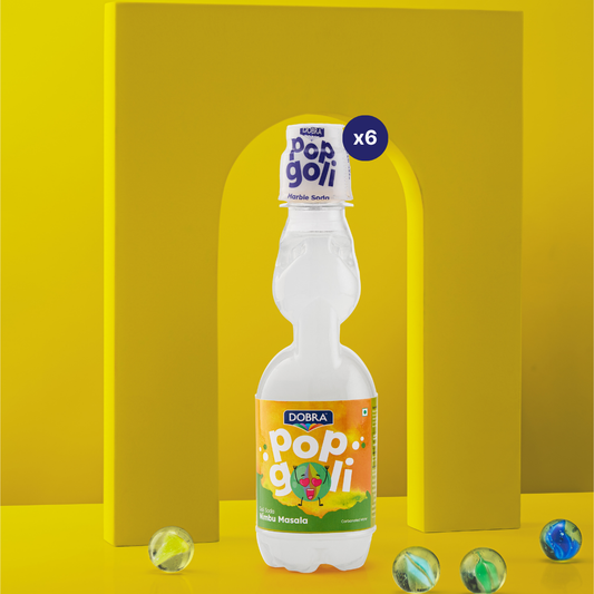 DOBRA Pop Goli - Choose Your Flavour, Pack of 6 Bottles