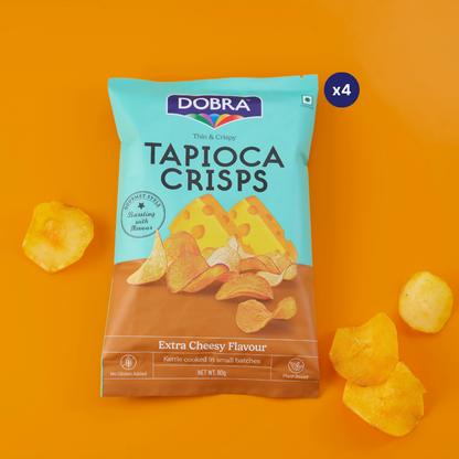 Tapioca Crisps - Choose your Flavour - Pack of 4