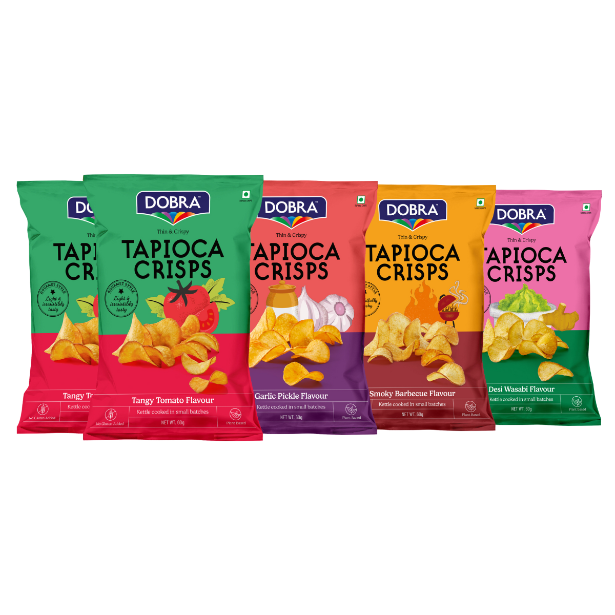 Tapioca Crisps - Saucy Mix