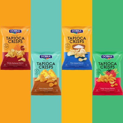 Tapioca Crisps - Chillout Mix (Pack of 4)