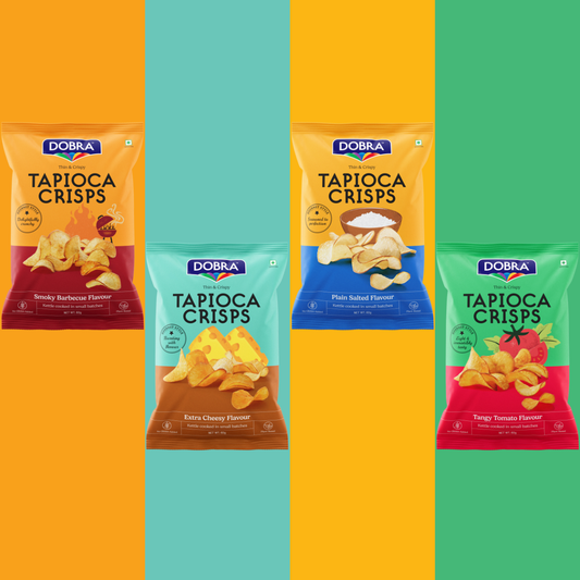 Tapioca Crisps - Chillout Mix (Pack of 4)