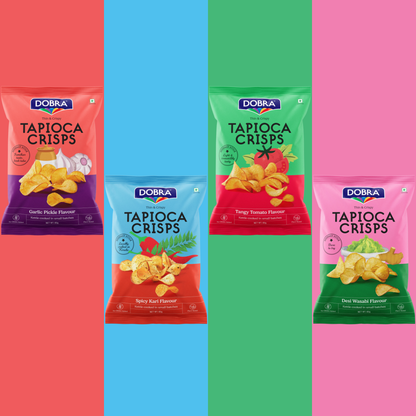 Tapioca Crisps - Desi Twist (Pack of 4)