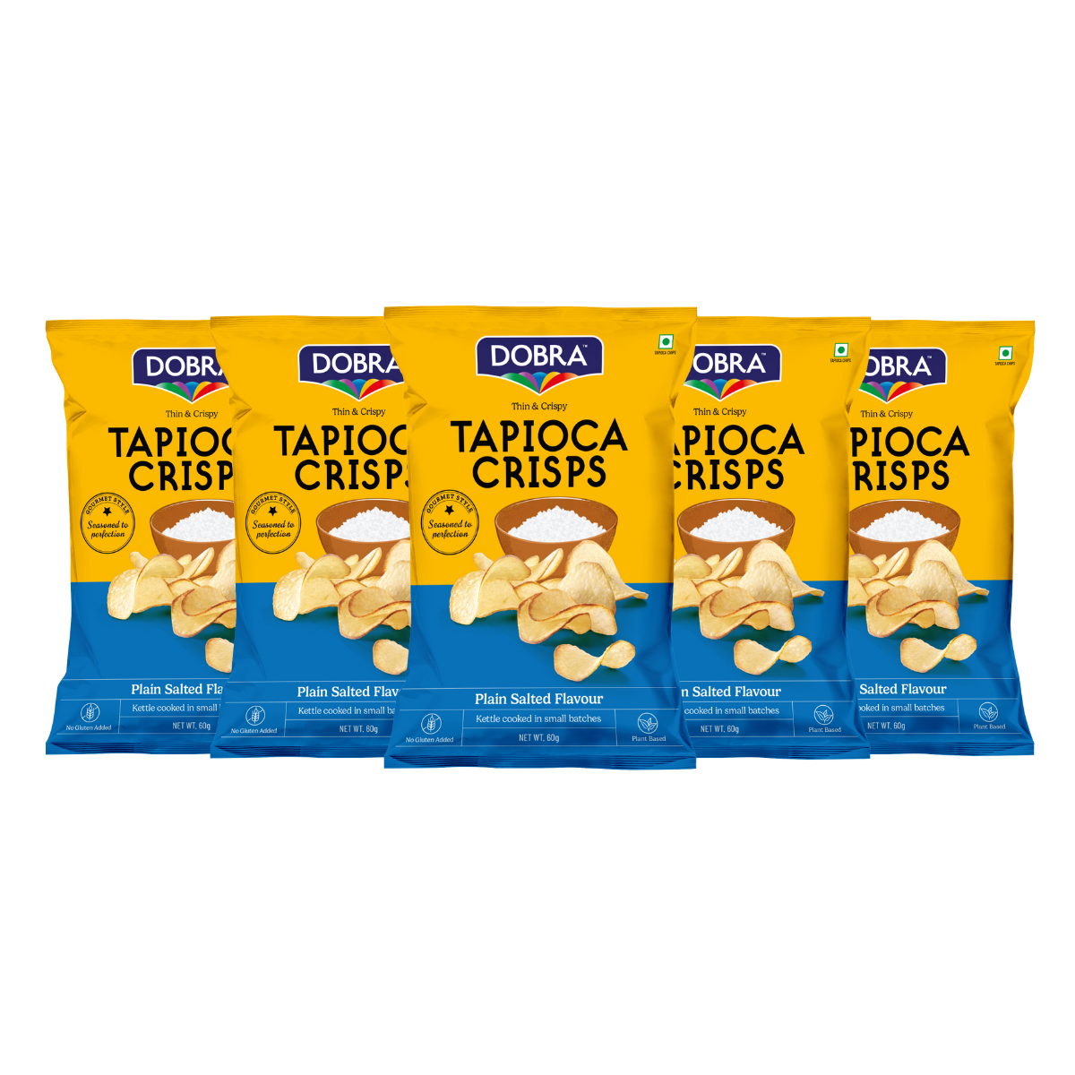 Tapioca Crisps - Single Flavour Pack of 5