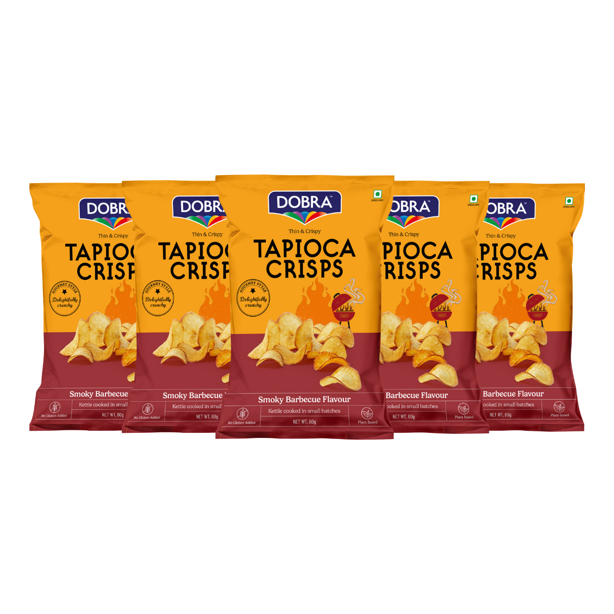 Tapioca Crisps - Single Flavour Pack of 5