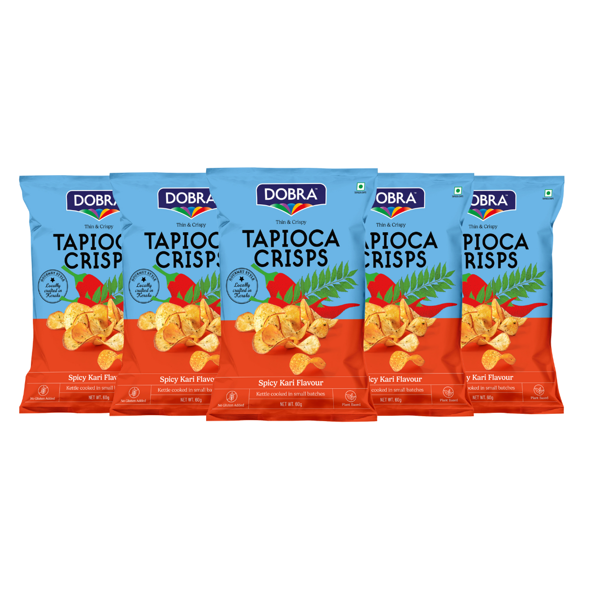 Tapioca Crisps - Single Flavour Pack of 5