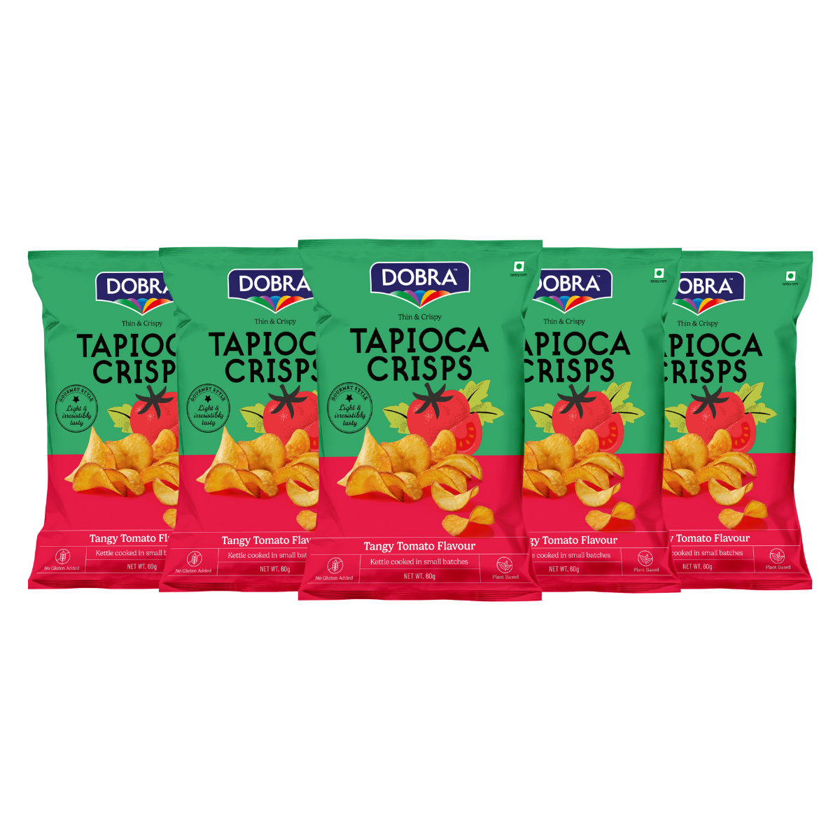 Tapioca Crisps - Single Flavour Pack of 5